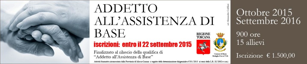 Corso di Qualifica riconosciuto dalla Regione Toscana "Addetto all'Assistenza di Base"